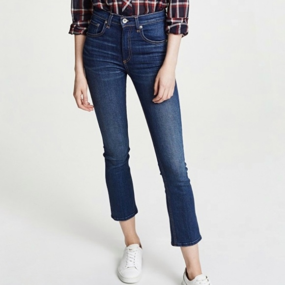 NWT rag & bone | Hana High Rise Crop Jeans Size 24 - Picture 8 of 8